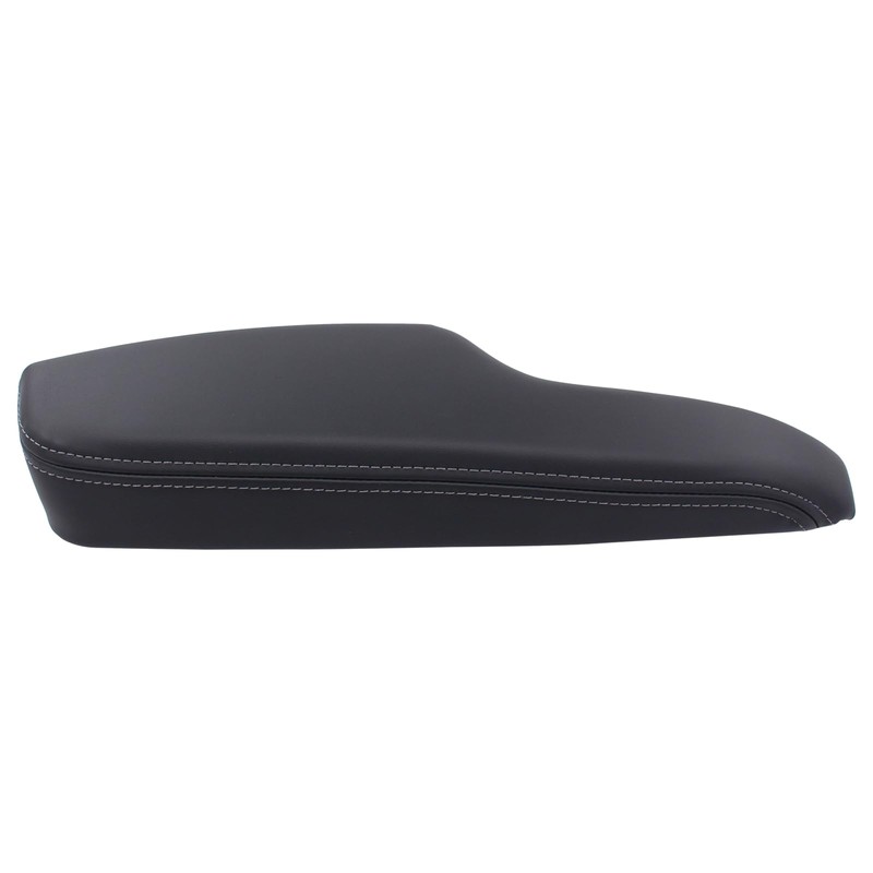 MOTOKU Front Driver Side Door Panel Trim Armrest Black Leather