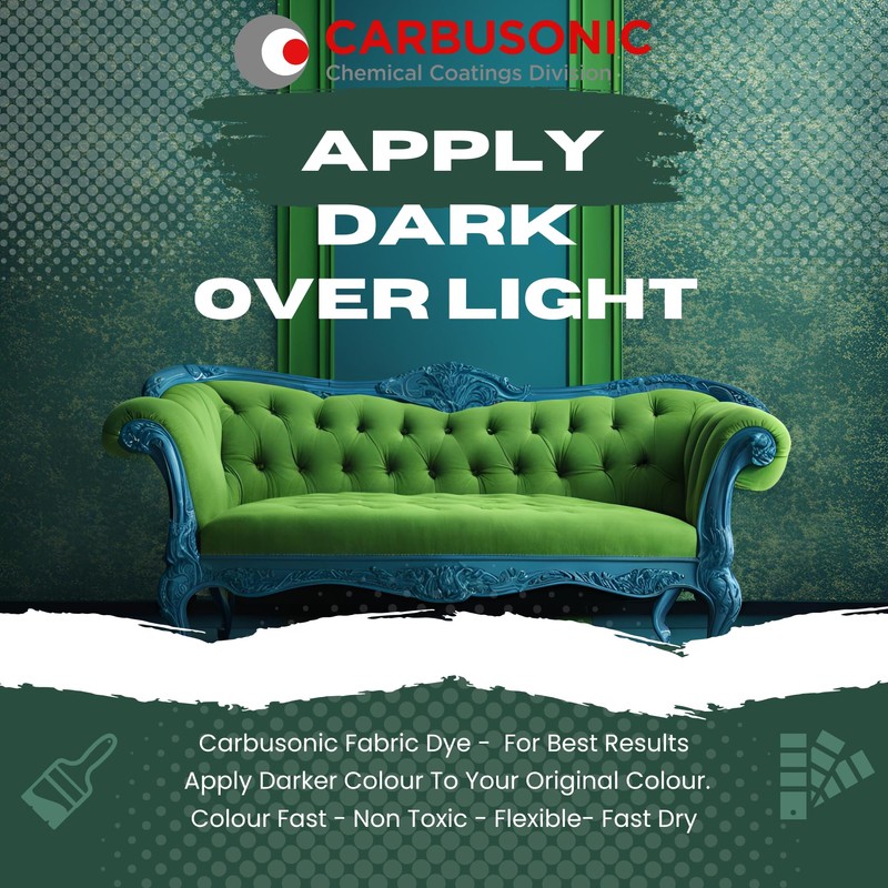 Carbusonic Fabric Paint - Dyes Fabric - Restore or Change