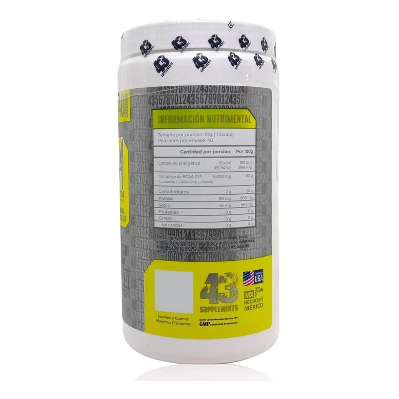 Bcaas 211 Ponche Tropical 400 Grs 43 Supplements