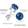 ZOCOYUU Titanium Screw Back Surgical Stainless Steel Stud Earrings for