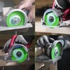 Glass Cutting Disc 4 Inch (5PCS) for Angle Grinder, 4"