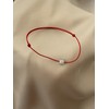 ORDAAMIS Red String 925 Silver Bracelet with CZ Diamond Cubic