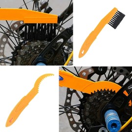 9 Piezas Bike Cleaning Kit Juego de Herramientas de Limpieza de Cadena de Bicicleta Apto para Cadenas Manivelas Muelles Esquinas Oxido y Suciedad Herramientas de Limpieza para Bicicletas