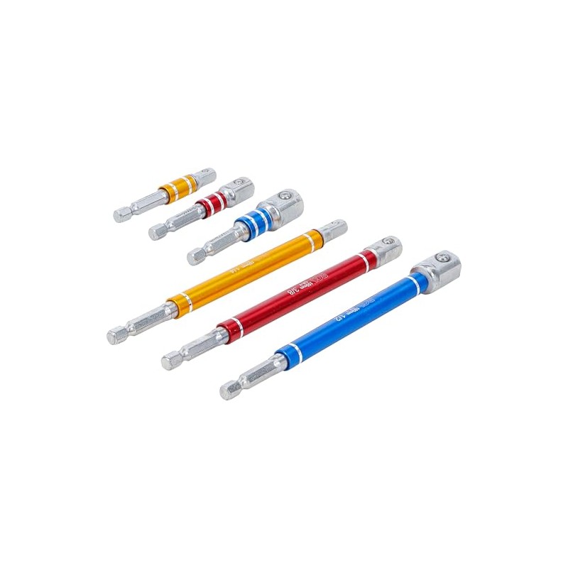 BGS 74424 | Adapter Set for Drills | Coloured |