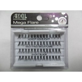 ARDELL (LOT OF 4) Ardell MEGA Knot-Free Flares SHORT Individual Eyelashes  -NEW-