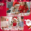 Zhanmai 36 Sets Christmas Handprint Santa Crafts for Kids DIY