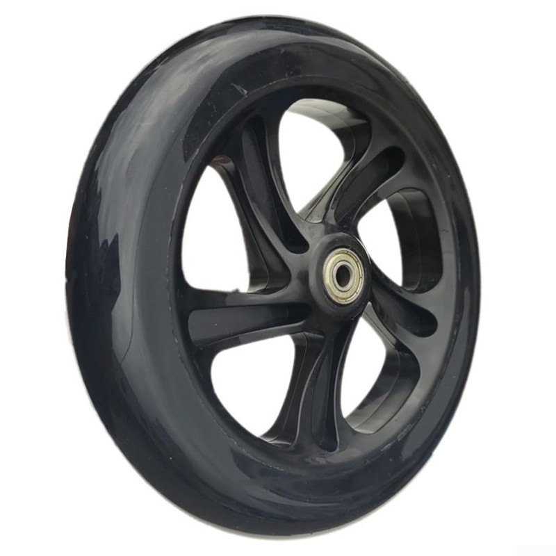 Scooter Wheels with Improved Grip Quiet PU Wheels for Roller