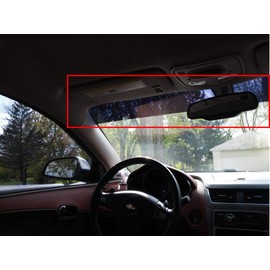 Autotech Park Precut Sun Visor Tinting Film Compatible with 2012-2019 Land Rover Range Rover Evoque SUV 4 Door with 5% Light Transmittance
