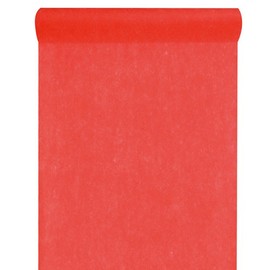 Non Woven Table Runner 30 cm Wide 10 m Long Red