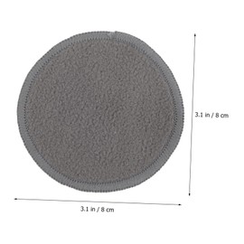 Minkissy 13pcs Reusable Bamboo Fiber Makeup Remover Pads Cotton Mesh Bag Facial Cleansing Rounds for Gentle Skin Care Includes Finger Design Pads for Skin Types