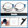 A ABSOPRO 2pcs Front Left/Right Car ABS Sensor Wheel Speed
