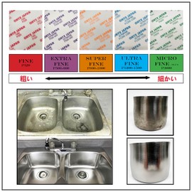 ONYX JAPAN Sanding Sponge, 20 pcs (3.94 inch x 4.73 inch) 100mm x 120mm Abrasive Sandpaper (320/500-600/800-1000/1200-1500/3000 5 Types) (5-Ultrafine(P1200-1500))