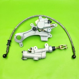 LYK Rear Brake Caliper Master Cylinder & Hose Assembly for Yamaha YZ125 YZ250 03-04