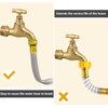 4pcs Garden Hose Protector, Flexible Garden Hose Extension Adapter, Hose