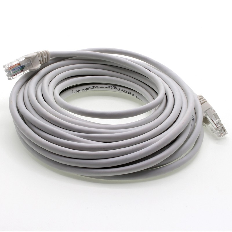 1aTTack.de Netzwerkkabel CAT 5e UTP Netzwerk Patch-Kabel mit 2x RJ45