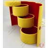 Bloomingdales Bloomingdale's Yellow Portable Travel Jewelry Organizer Holder Box 5"
