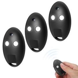 433.92 MHz Handheld Transmitter for MITTO B RCB 02 / RCB 04, MITTO 2 / MITTO 4 KLEIO B RCA 02 / RCA 04, 4 Channels Rolling Code Garage Opener Remote Control, Garage Door Replacement Remote Control x 3