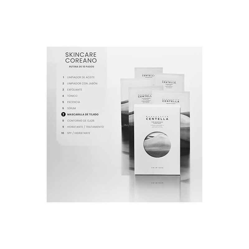 SKIN1004 Madagascar Centella Tone Brightening Glow Mask 25ml x 5ea