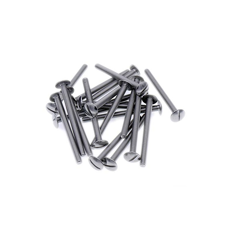 M3 (3mm x 12mm) Slot Mushroom Machine Screw (Bolt) -