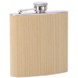 CLOSIKI Skittle Flask, Wood Grain, Camping, Outdoor Use