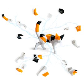 3D Printed Cat Ornament - Magnetic Assembly of Animals - 2025New Fidget Toy for Stress Relief,Adults, Autism - Home Decor with Flexible Joints