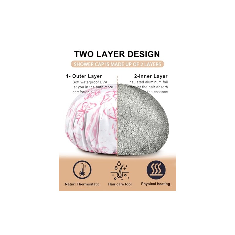 Yizijizi Gorros Térmicos Acondicionamiento Profundo Aluminio Uso Doméstico Peluquerías Teñir