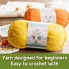 Susan’s Family Soft Cotton Yarn, 3 x 100g, 5 Ply