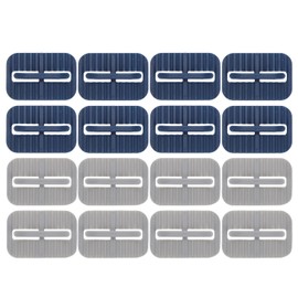 Sscon 16Pcs Garbage Bag Sticky Clips Trash Can Bag Holders Trash Bag Fixing Clamps Blue Grey