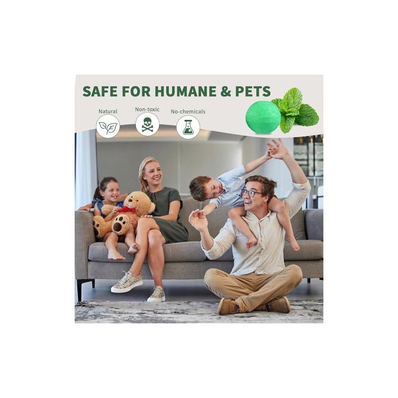 Natural Peppermint Oil Rodent Repellent - 24 Pack