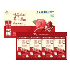 KFDA Pomegranate Collagen Plant-based Estrogen Vitamin Citric Acid 10g 32 Packets / 식약청 석류 콜라겐 식물성 에스트로겐 비타민 구연산 10g 32포