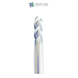 Jarrow Tool 1PCS 1/2" Carbide Roughing End Mill for Aluminium - 3 Flute - 1/2” Shk Dia, 3”Oal
