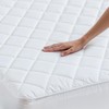 ZOUK Quilted Small Double Mattress Protector, Hypoallergenic, Extra Deep Mattress