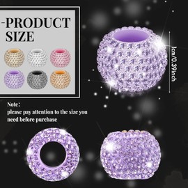 18 Pieces Bling Crystal Stethoscope Charms Stethoscope ID Name Tags, Charmed Crystal Stethoscope Charms Nurse Accessories for Nurse Accessory, Nurse, Vet, White, Purple, Pink, Yellow, Gold, Gray