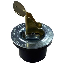 Snap-Tite Expandable Neoprene Rubber Plug with Brass Cams and Steel Hardware, 7/8" x 11/16"