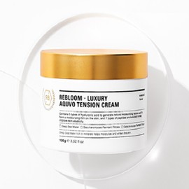 Tool Ribble Rebloom Luxury Aquabo Tension Cream 100ml Daily Moisture Cream Dewy Skin Natural Derived Extract / 공구 리블 리블룸 럭셔리 아쿠보 텐션 크림100ml 데일리 수분크림 물광피부 자연유래추출물