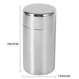 Bote de Café, Contenedor de Almacenamiento de Granos de Café de Acero Inoxidable Latas de Té Azúcar Frasco para Cocina Casera (1#)