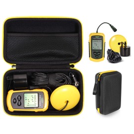 Getgear Case for LUCKY Handheld Fish Finder, Hayak Fish Finder, Sonar Sensor, Venterior, mesh accessories pocket