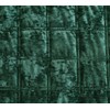 Chezmoi Collection Piers Forest Green Velvet Quilt Oversized King Set,