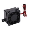 PTC Fan Heater DC12V 50W Constant Temp Heating Insulated Mini