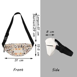 Anime Character Belt Bag Gift in My Anime Era Belt Bag for Anime Lovers, Anime Era Wb, Hip pockets