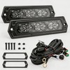 Flush Mount LED Pods with Wiring Harness Kit, 2PCS 6