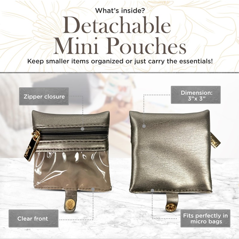 OFT 2024 LITTMINI Lighted Mirror Case - Small Makeup Bag