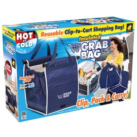 Grab Bag Insulated Reusable Shopping Bag, Holds up to 40 lbs, 1 Bag
