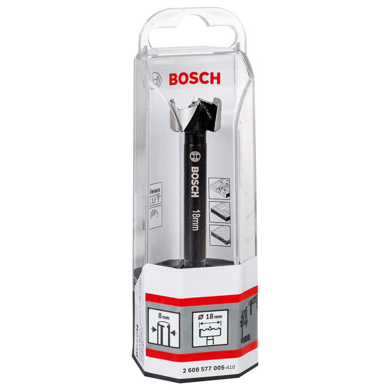 Bosch 2608577005 Toothed Forstner Drill Bit, Silver/Black, 18 m