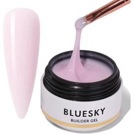 BLUESKY Builder UV-/Gel-Nagellack, 15g Aufbaugel, Nagelverlängerungsgel, Nageldesign (BLUESKY Builder Gel 02 Pink 15g)