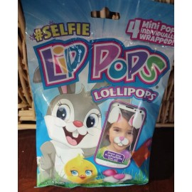 #Selfie Lip Pops Lollipops Easter Candy 1pkg Of 4 Ind Wrapped Mini Pops See Belo