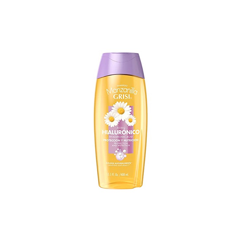 Manzanilla Grisi, Shampoo Ácido Hialurónico, 400 ml | Protección y