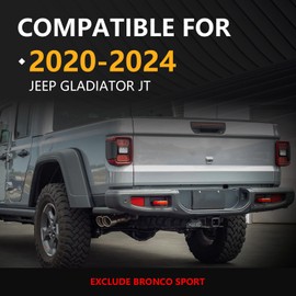 YZONA for Jeep Gladiator JT Tow Hitch, 2 Inch Receiver, 13434 Class 3 III Trailer Hitch Compatible with 2020-2026 Jeep Gladiator JT Hitch Receiver with Cover, Black Power Coat Towing Combo