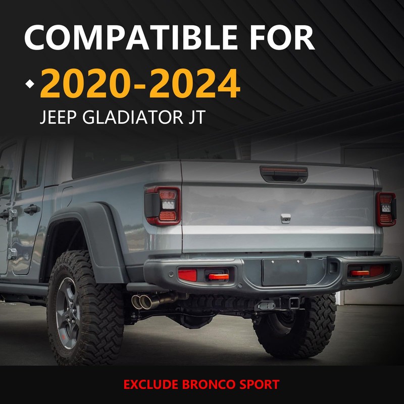 YZONA for Jeep Gladiator JT Tow Hitch, 2 Inch Receiver,