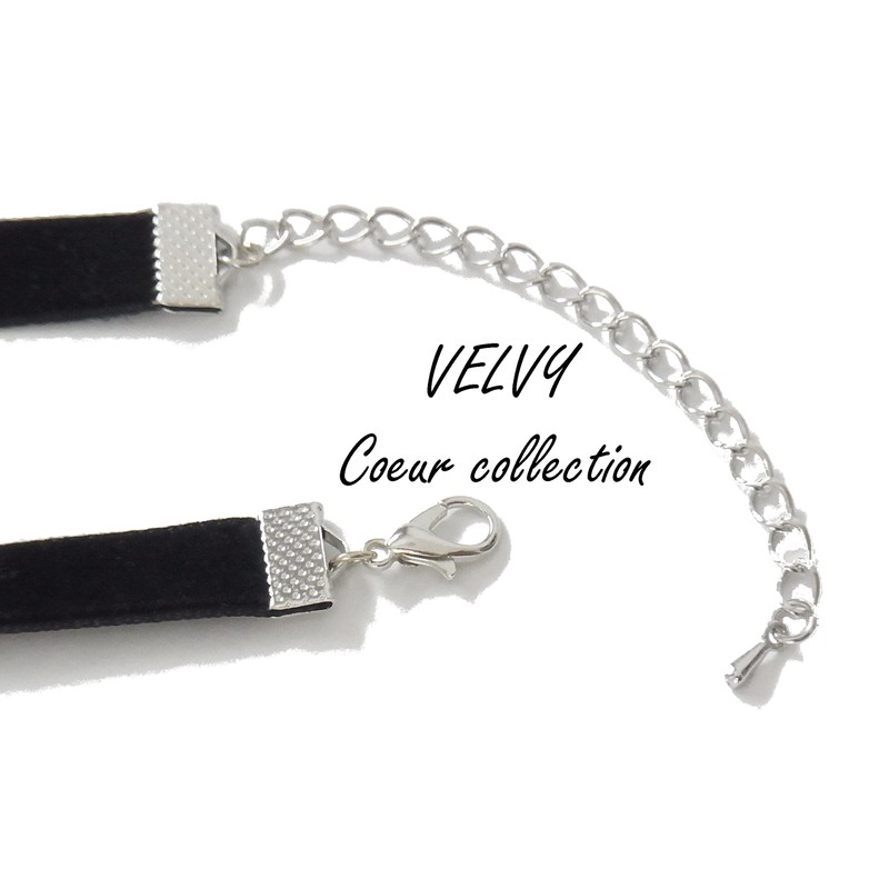 Velvy c233 Original Star Cross Black Simple Choker Women's Necklace,